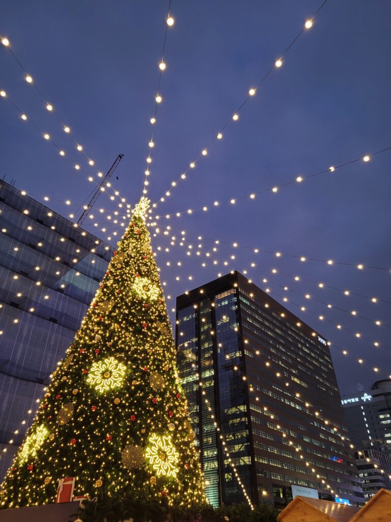 marché de noël séoul